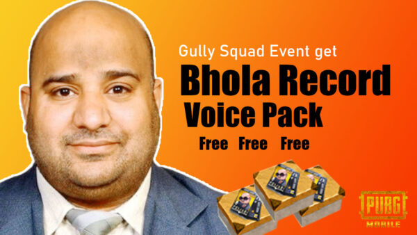 Bhola record voice pack in pubg mobile event Real or Fake?